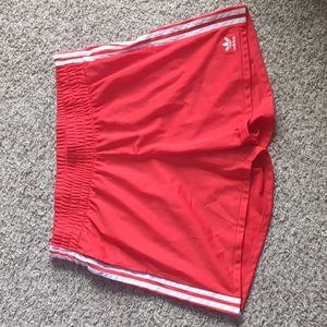 Women's XXL Red Adidas Shorts